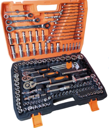 Set De Herramienta 151 Piezas Llaves Rachet Negro