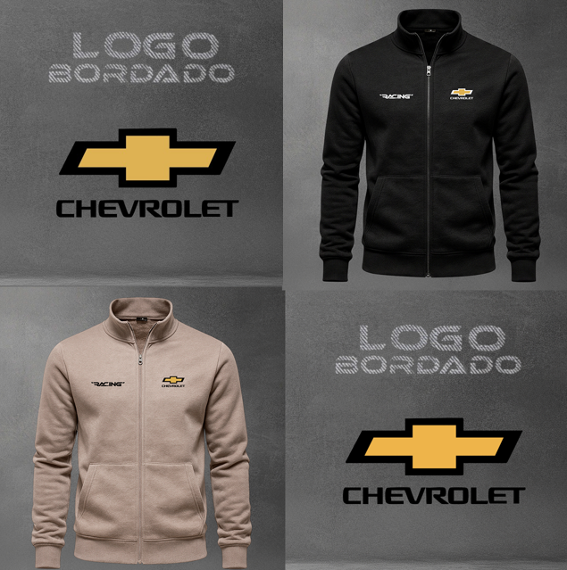 Buzo Cuello Alto Carro Chevrolet Bordado