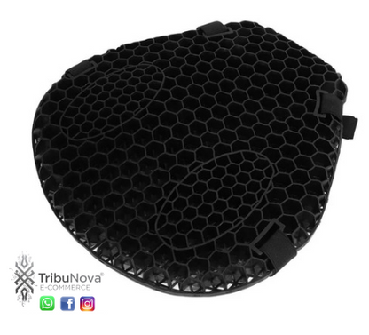 Cojín Silicona Para Moto Color Negro