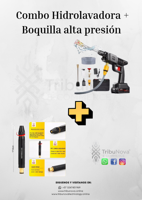 Combo Hidrolavadora+Boquilla