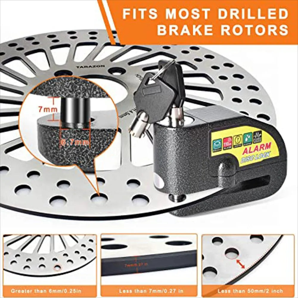 Candado de Disco con Alarma